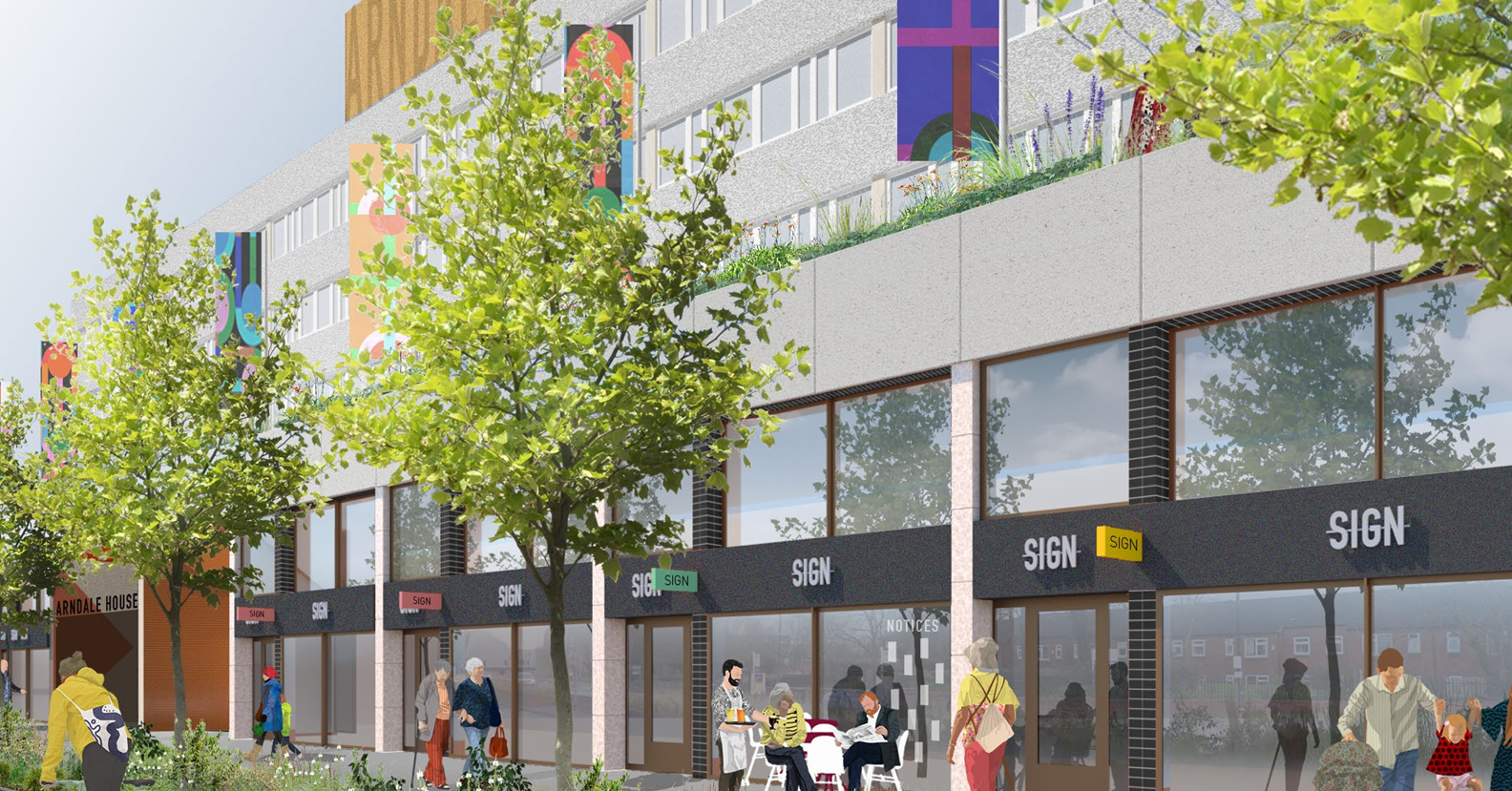 Plans in for improvements to shopfronts at Stretford